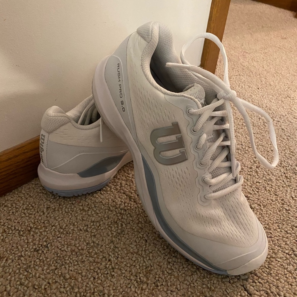 EUC Wilson Rush Pro 3.0 sz 8 Wimbledon white